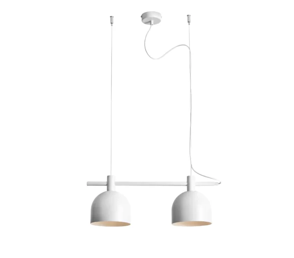 Lampa wisząca loftowa BERYL 2 WHITE 976H - Aldex