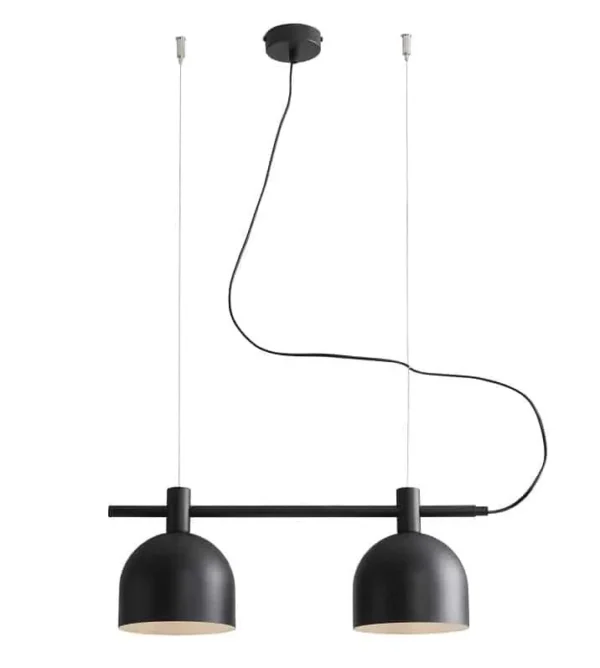 Lampa wisząca loftowa BERYL 2 BLACK 976H1 - Aldex