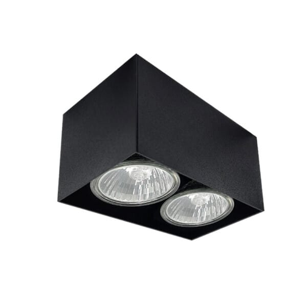 Plafon Cage out mini 0-2 - Czarny (70 mm) 1076 - Antigo