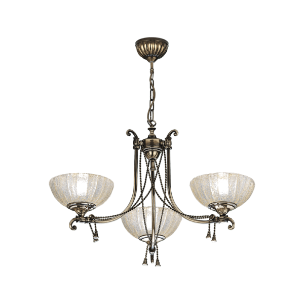 Lampa wisząca Granada 3 - Patyna połysk (710 mm) 8313 - Antigo