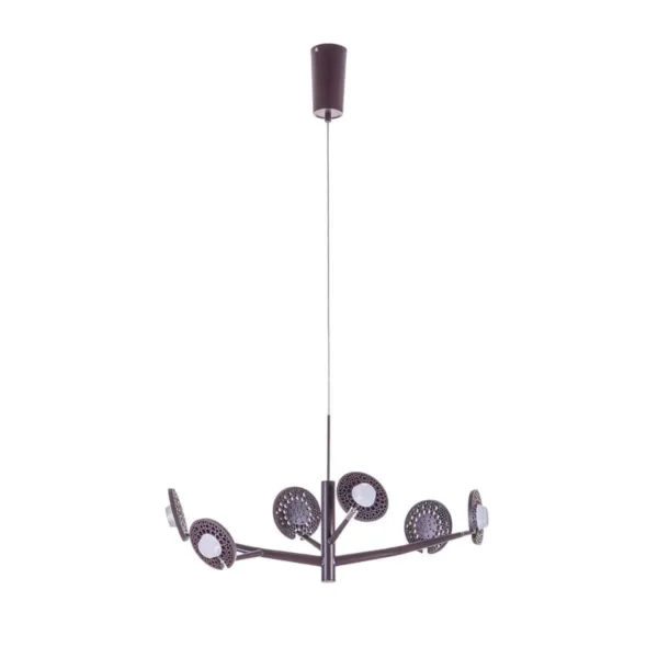 Lampa wisząca nowoczesna KRESYDA AD16014-6B DARK COFFEE Italux
