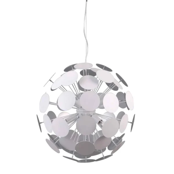 Lampa stylowa wisząca Mailone AD20180/6 WH+SILV -Italux