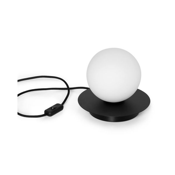 Lampka stołowa nocna czarna BORRA ST B2A122P1 - Ummo Lighting