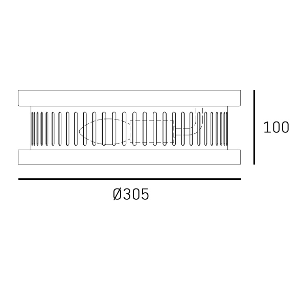 Plafon FUNCHAL C03163BK - Cosmo Light - obrazek 2