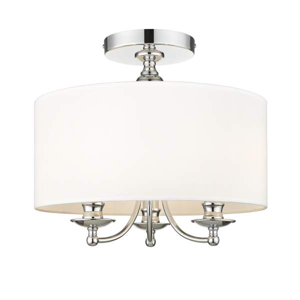 Plafon biały ABU DHABI C03466CH-WH - Cosmo Light