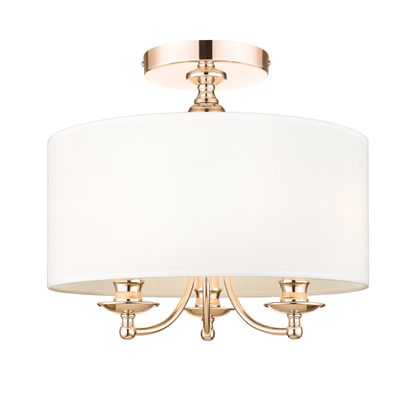 Plafon biały nowoczesny ABU DHABI C03480AU-WH - Cosmo Light