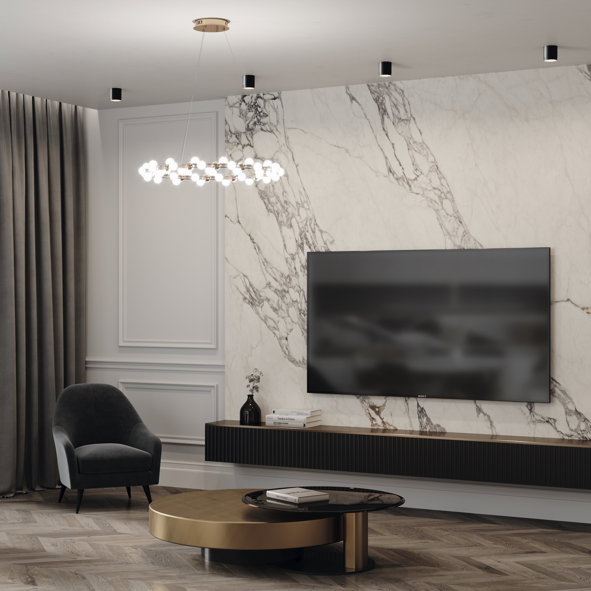 Lampa sufitowa Polar C088CL-GX53-B- Maytoni - obrazek 2