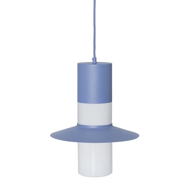 Lampa wisząca CAPONIO A niebieska CPA199P0 - Ummo Lighting