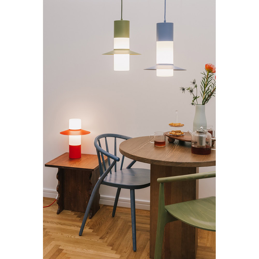Lampa stołowa CAPONIO ST biała CPS111P1 - Ummo Lighting - obrazek 2