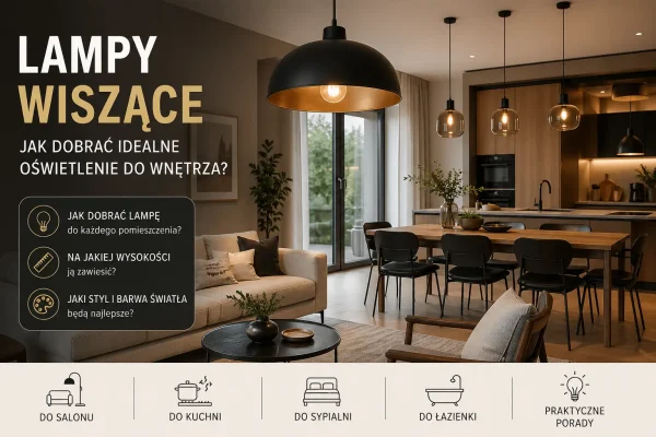 lampy wiszące - jak dobrać idealne oświetlenie do wnętrza?