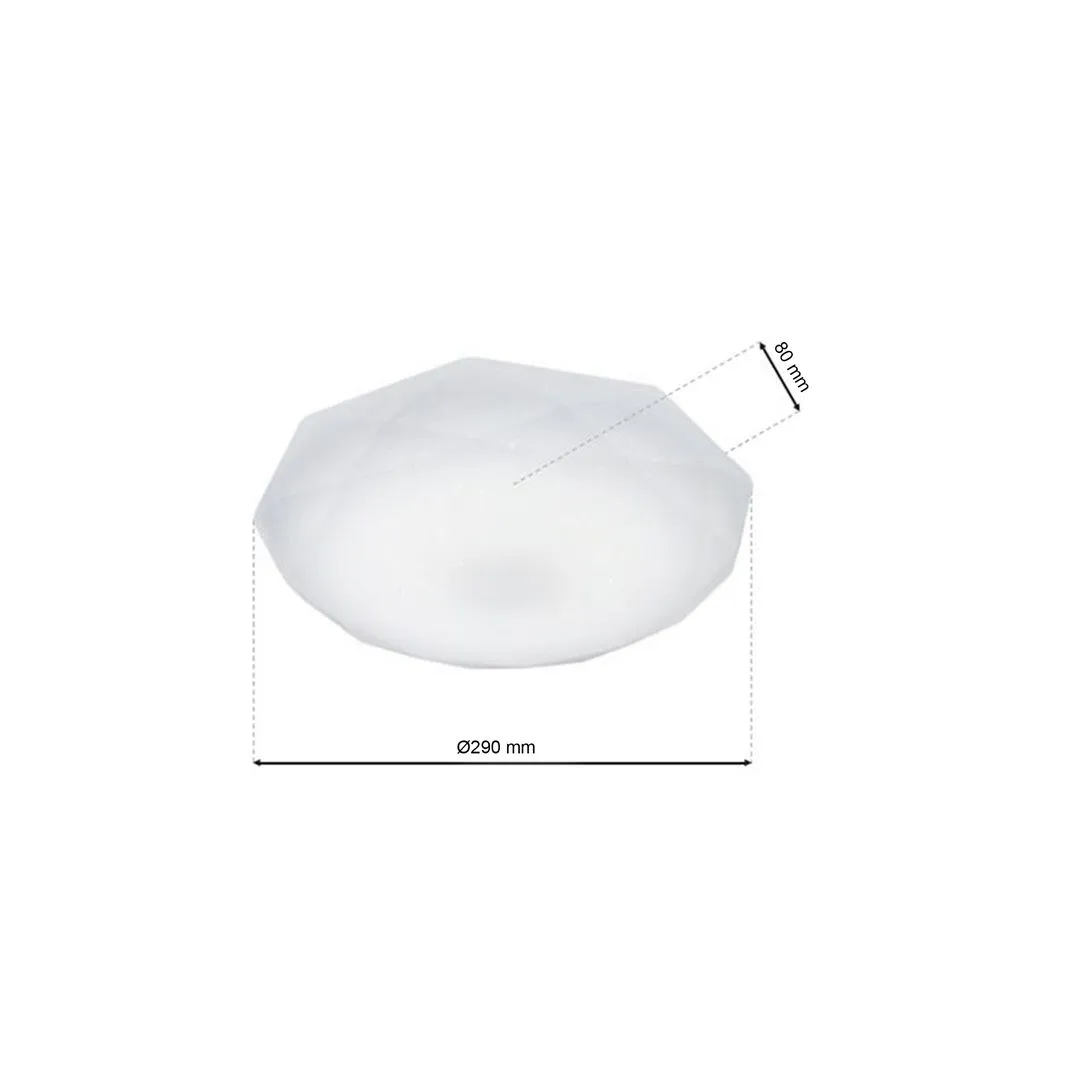 Plafon nowoczesny Hex EK76188 - Milagro - obrazek 8