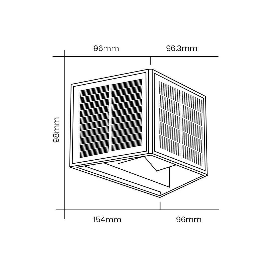 Kinkiet Solarny Wings 50lm 6000K EKO9098 - Milagro - obrazek 6