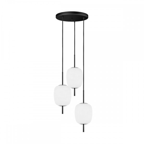 Lampa wisząca EPLI mini 3P czarna EM0322P3 - Ummo Lighting