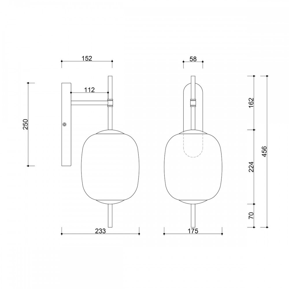 Kinkiet lampa ścienna biała EPLI MINI W EMK11000 - Ummo Lighting - obrazek 4