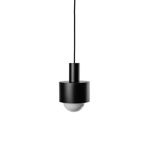 Lampa wisząca ENKEL 1 czarna EN1122P0 - Ummo Lighting