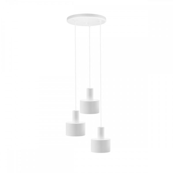 Lampa wisząca ENKEL 3P biała EN3311P3 - Ummo Lighting