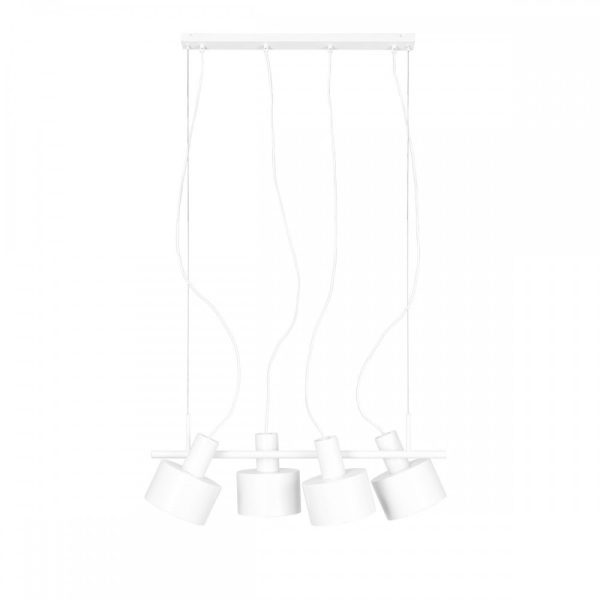 Lampa wisząca ENKEL 4 biała EN4411P0 - Ummo Lighting