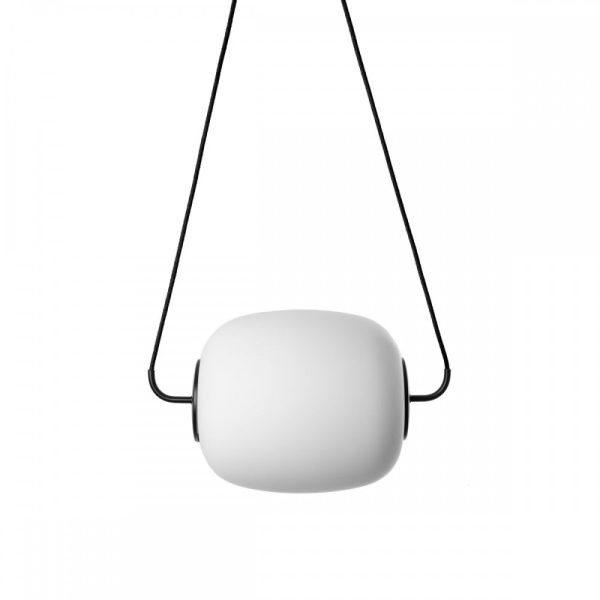 Lampa wisząca EPLI czarna sufitowa EP0122P0 - Ummo Lighting