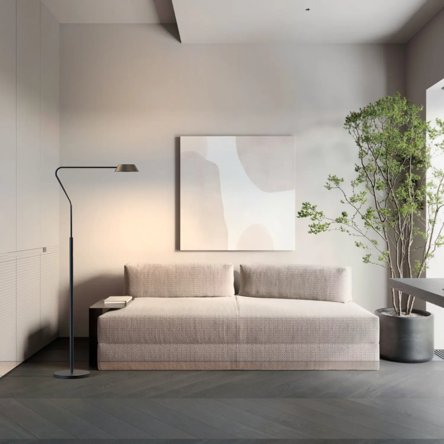 Lampa Stojąca Designerska do salonu GARTA Dotykowa LED FL0105 - Yaskr - obrazek 6