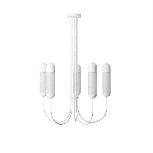 Lampa wisząca minimalistyczna FUNSUI biała FNB511R02 - Ummo Lighting
