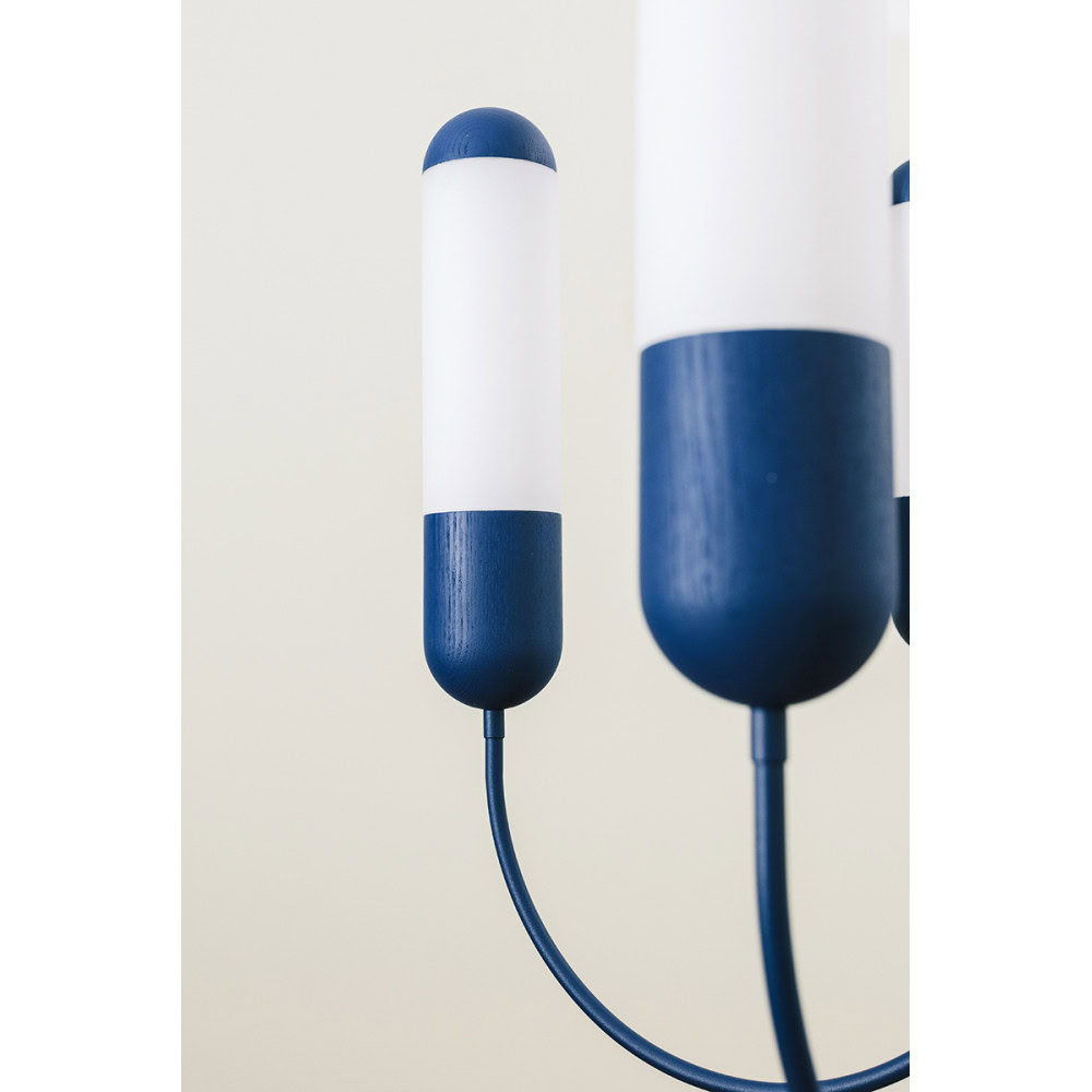Lampa wisząca minimalistyczna FUNSUI biała FNB511R03 - Ummo Lighting - obrazek 3