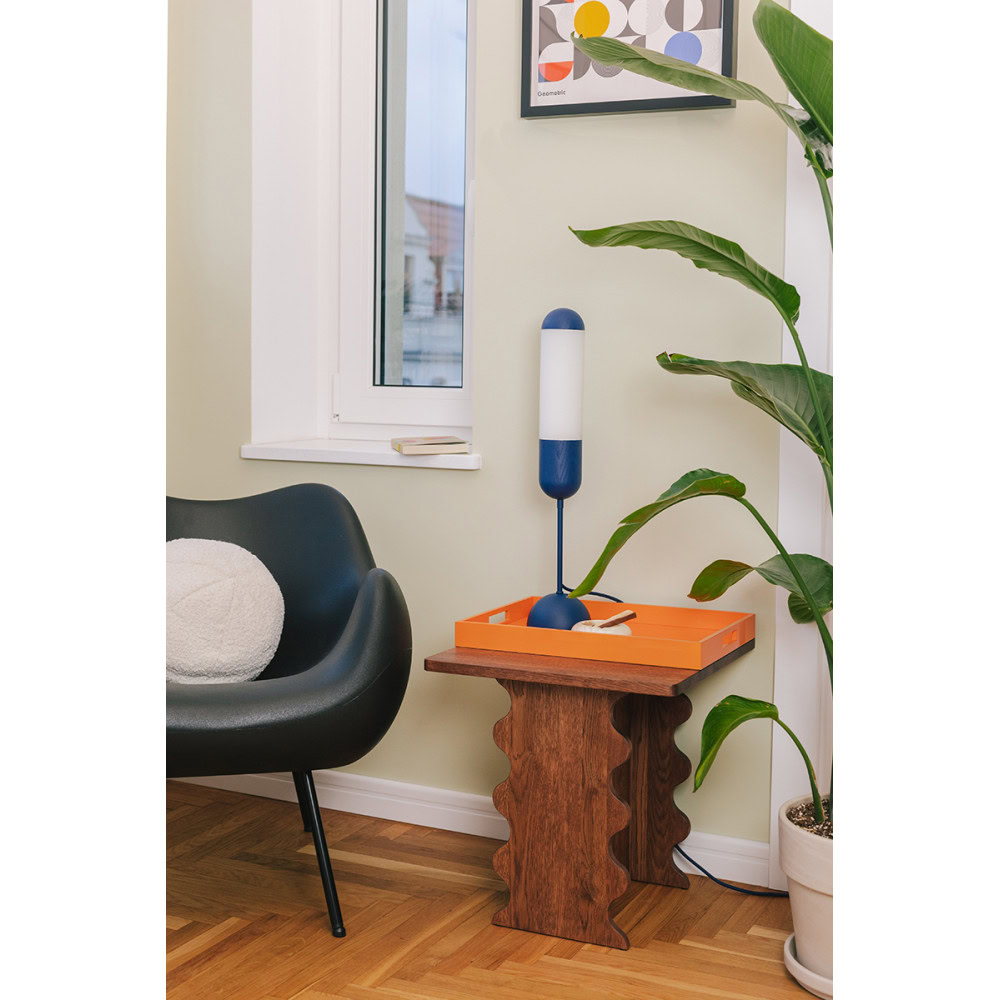 Lampa stołowa minimalistyczna FUNSUI biała FNS111P1 - Ummo Lighting - obrazek 7