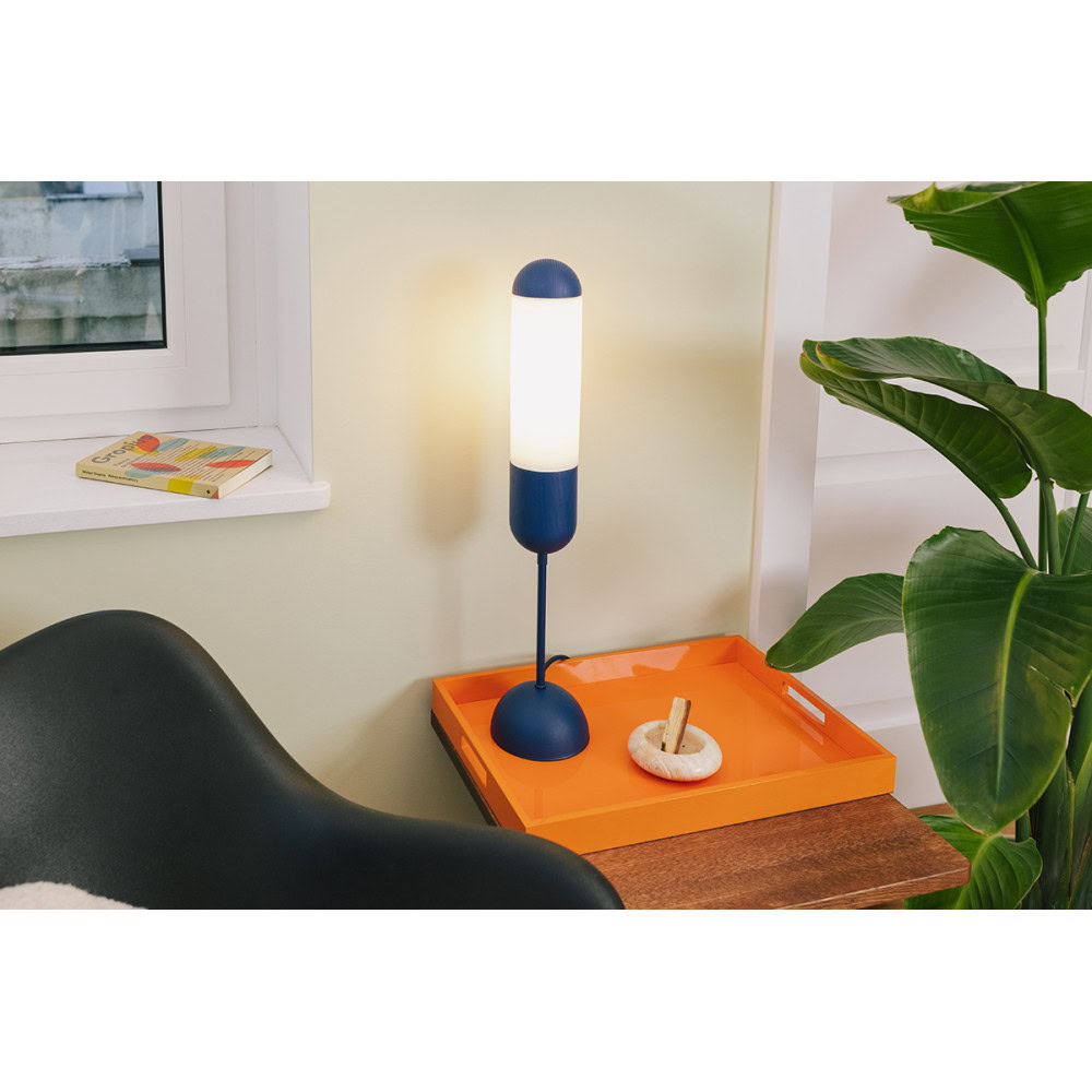 Lampa stołowa minimalistyczna FUNSUI biała FNS111P1 - Ummo Lighting - obrazek 9