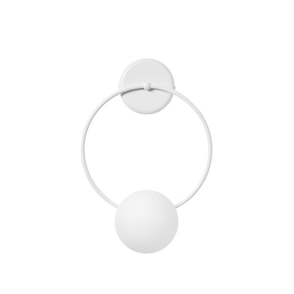 Kinkiet minimalistyczny kula FUPPU biała FPB11000 - Ummo Lighting