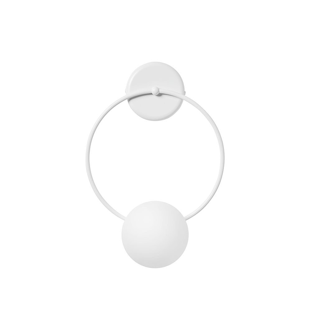 Kinkiet minimalistyczny kula FUPPU biała FPB11000 - Ummo Lighting