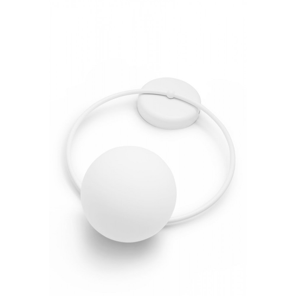 Kinkiet minimalistyczny kula FUPPU biała FPB11000 - Ummo Lighting - obrazek 3