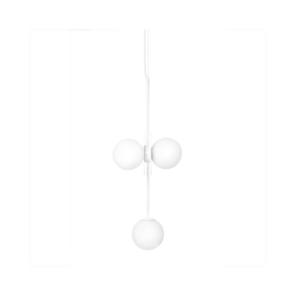 Lampa wisząca minimalistyczna kula FURIKO biała FUB311P0 - Ummo Lighting