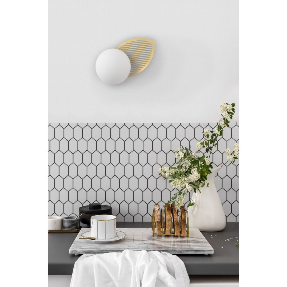 Kinkiet elegancki FYLLO złota FYB13000 - Ummo Lighting - obrazek 2