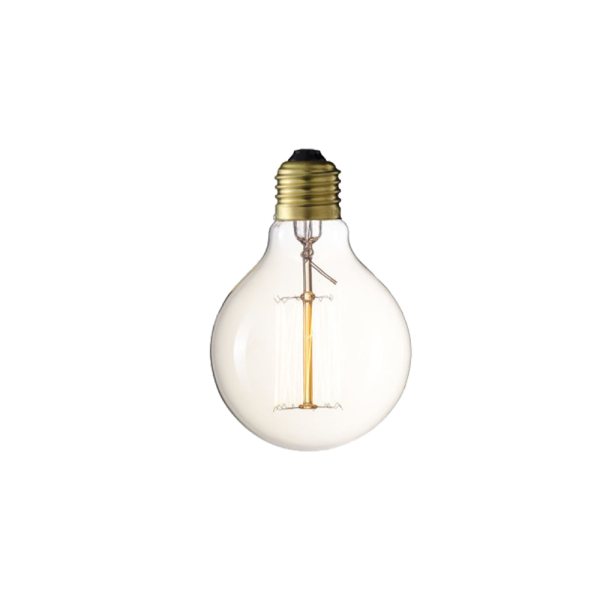 Dekoracyjna żarówka STRAIGHT G80 40W E27 - Cosmo Light
