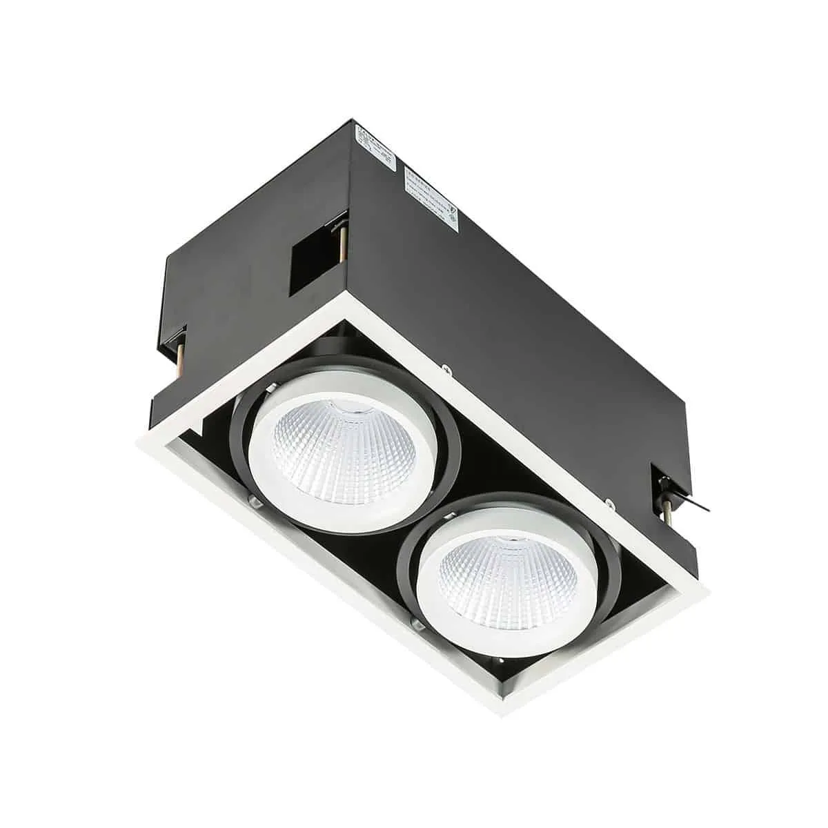 Oprawa do wbudowania VERTICO DOUBLE GL7108-2/2X18W 4000K WH+BL - Italux