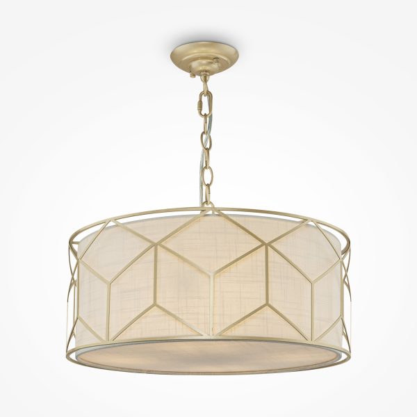 Lampa wisząca abażur – Messina H223PL-03G - Maytoni
