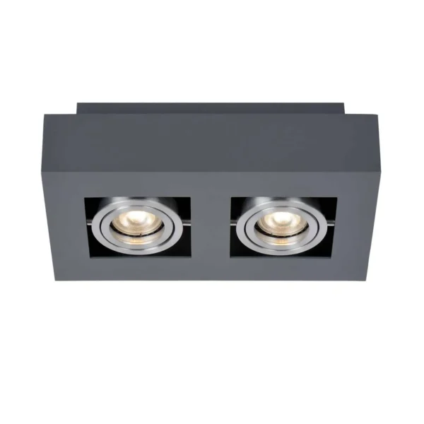 Plafon Casemiro IT8002S2-BK/AL -Italux