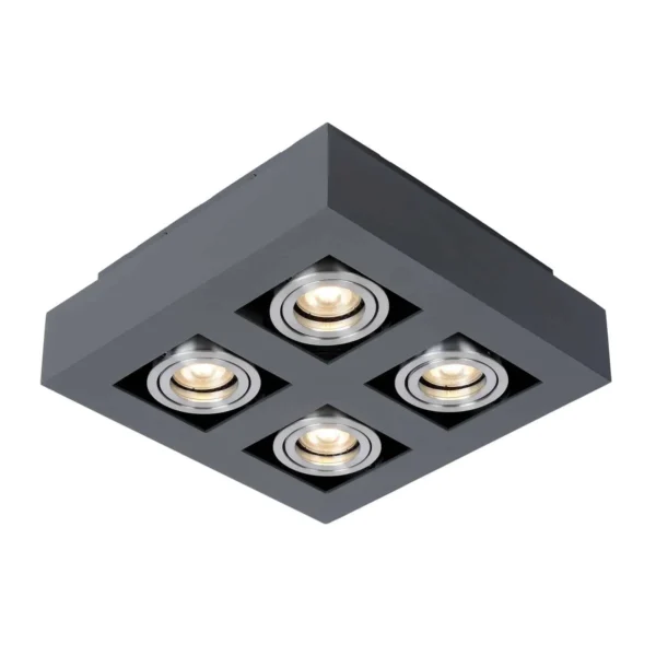 Plafon Casemiro IT8002S4-BK/AL -Italux