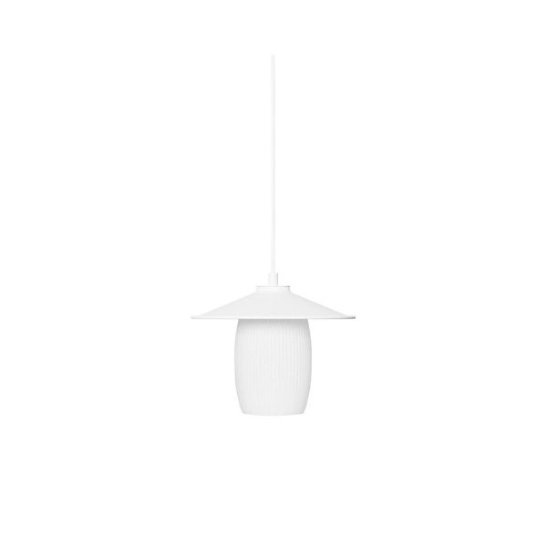 Lampa wisząca minimalistyczna JINGU biała JNA111P0 - Ummo Lighting