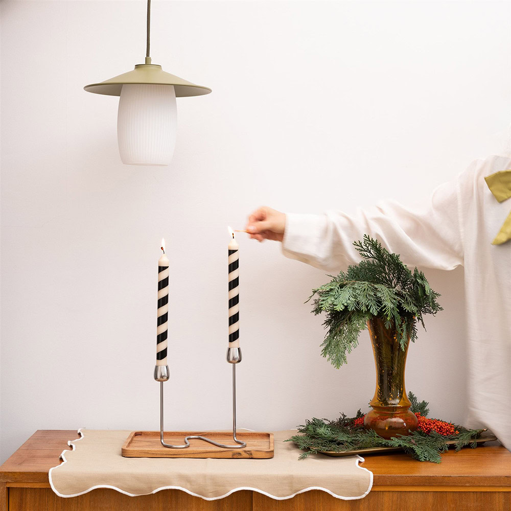 Lampa wisząca minimalistyczna JINGU biała JNA111P0 - Ummo Lighting - obrazek 4