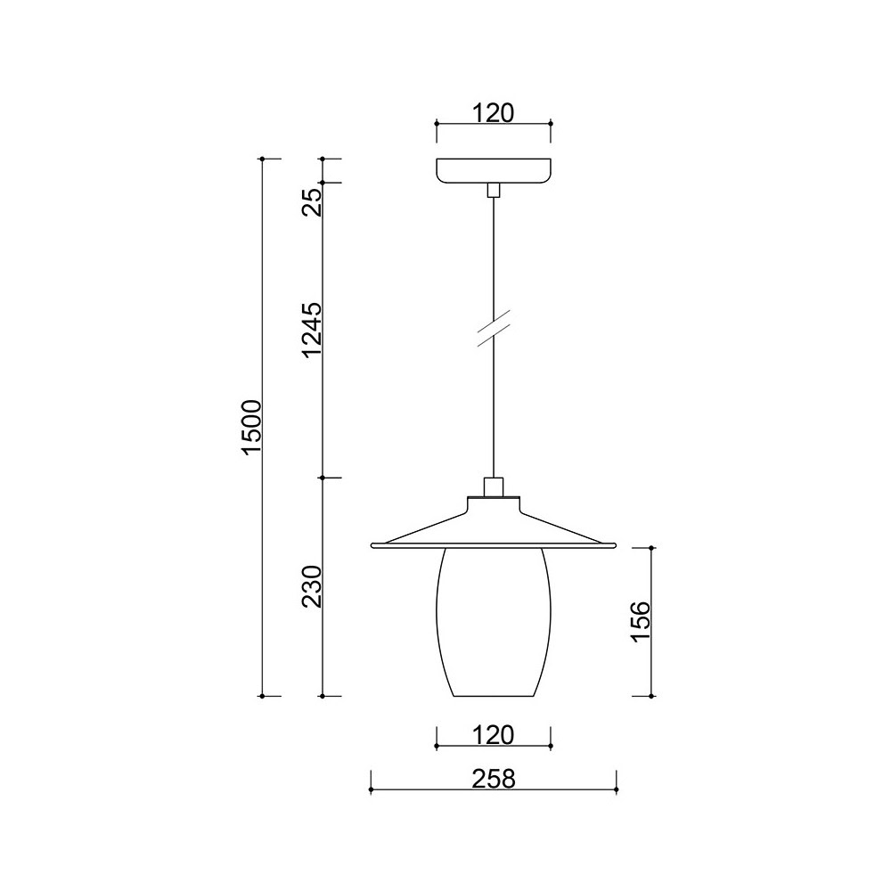 Lampa wisząca minimalistyczna JINGU biała JNA111P0 - Ummo Lighting - obrazek 7