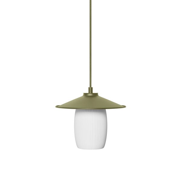 Lampa wisząca minimalistyczna JINGU zielona JNA11414P0 - Ummo Lighting