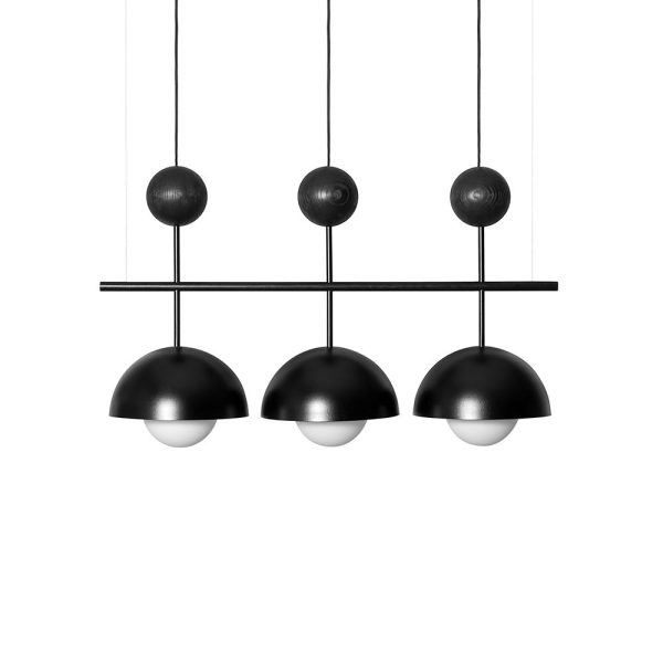 Lampa wisząca minimalistyczna do kuchni KELLO czarna KEB322P0 - Ummo Lighting