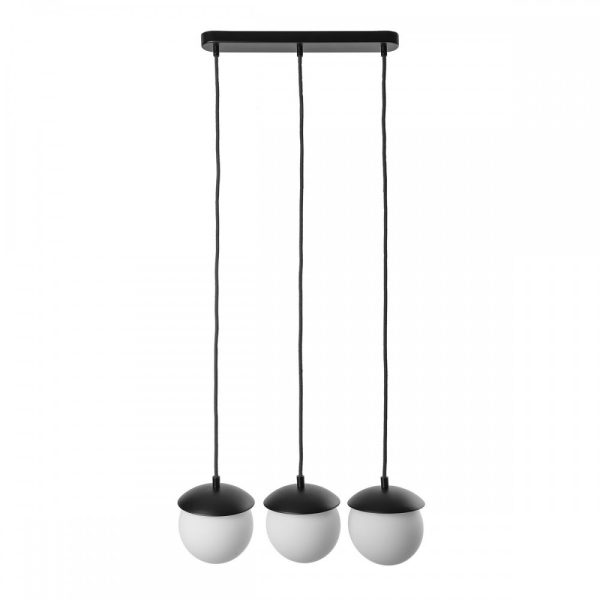 Lampa wisząca szklane kule KUUL czarna KLA322P0 - Ummo Lighting