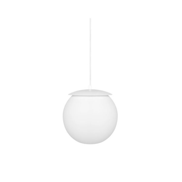 Lampa wisząca minimalistyczna kula KUUL biała KLE111P0 - Ummo Lighting