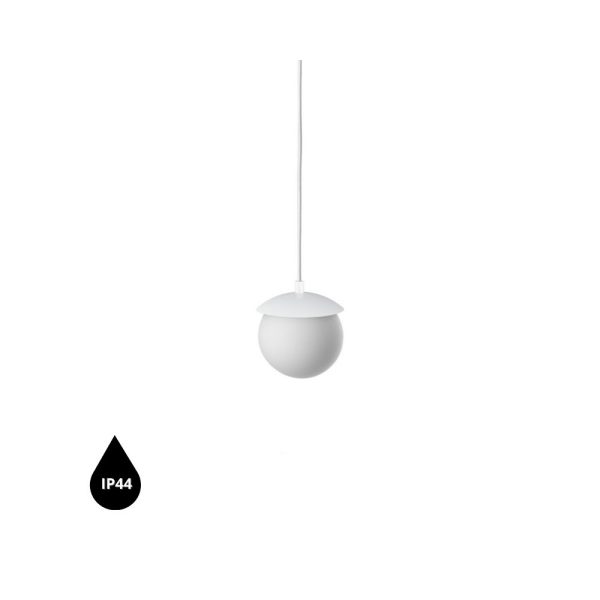 Lampa wisząca łazienkowa IP44 kula KUUL biała KLF111PS0 - Ummo Lighting