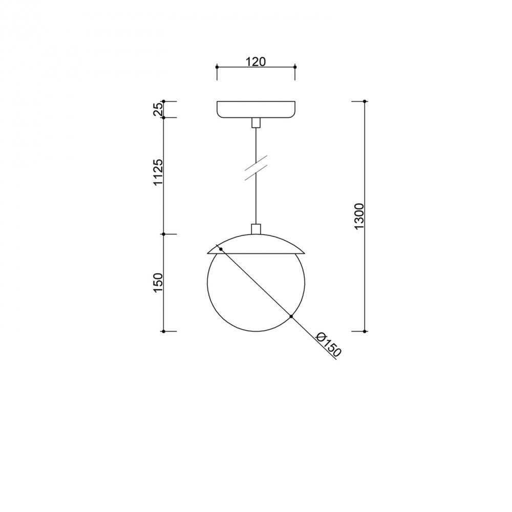 Lampa wisząca łazienkowa IP44 kule KUUL czarna KLF122PS0 - Ummo Lighting - obrazek 4