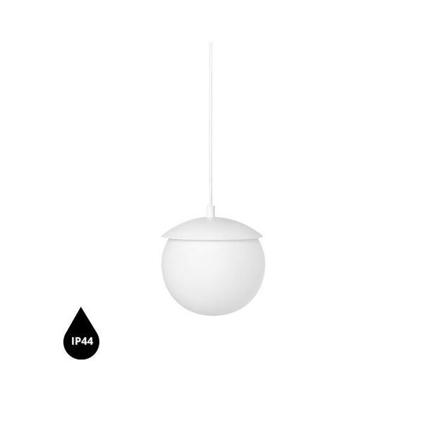 Lampa wisząca łazienkowa IP44 minimalistyczna KUUL biała KLG111PS0 - Ummo Lighting