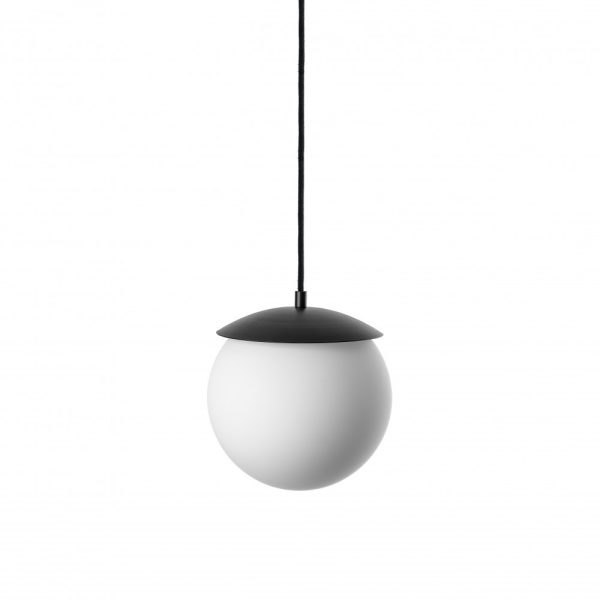 Lampa wisząca kula minimalistyczna KUUL czarna KLG122P0 - Ummo Lighting