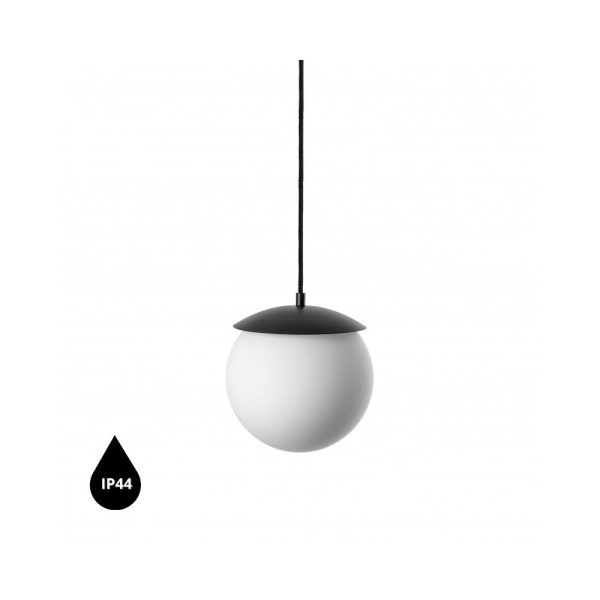 Lampa wisząca łazienkowa IP44 nowoczesna KUUL czarna KLG122PS0 - Ummo Lighting