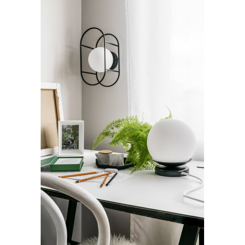 Lampa stołowa elegancka KUUL czarna KLS122P1 - Ummo Lighting - obrazek 5